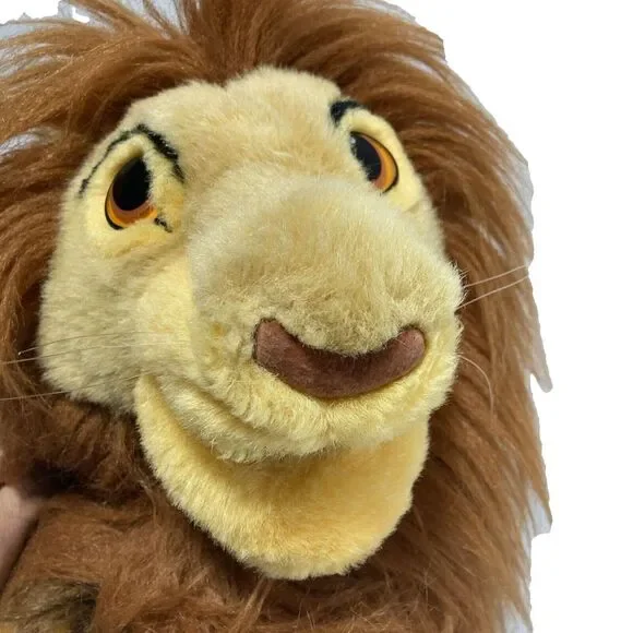 Disney Store 23" Plush‎ Mufasa Hand Puppet Large Stuffed Lion King Simba Dad - Picture 2 of 16